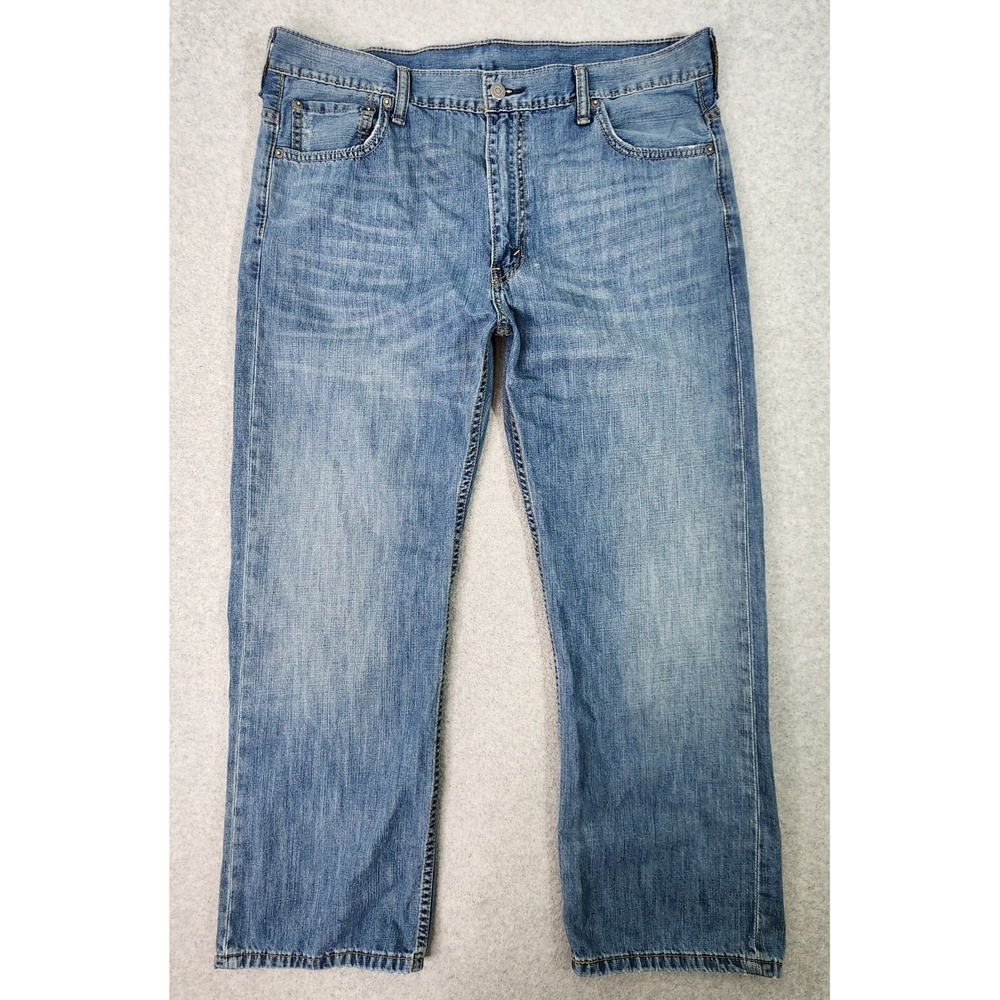 Levi's 569 Jeans Men's‎ 36x30 Loose Straight Baggy Wide Leg Blue Faded Denim Y2K